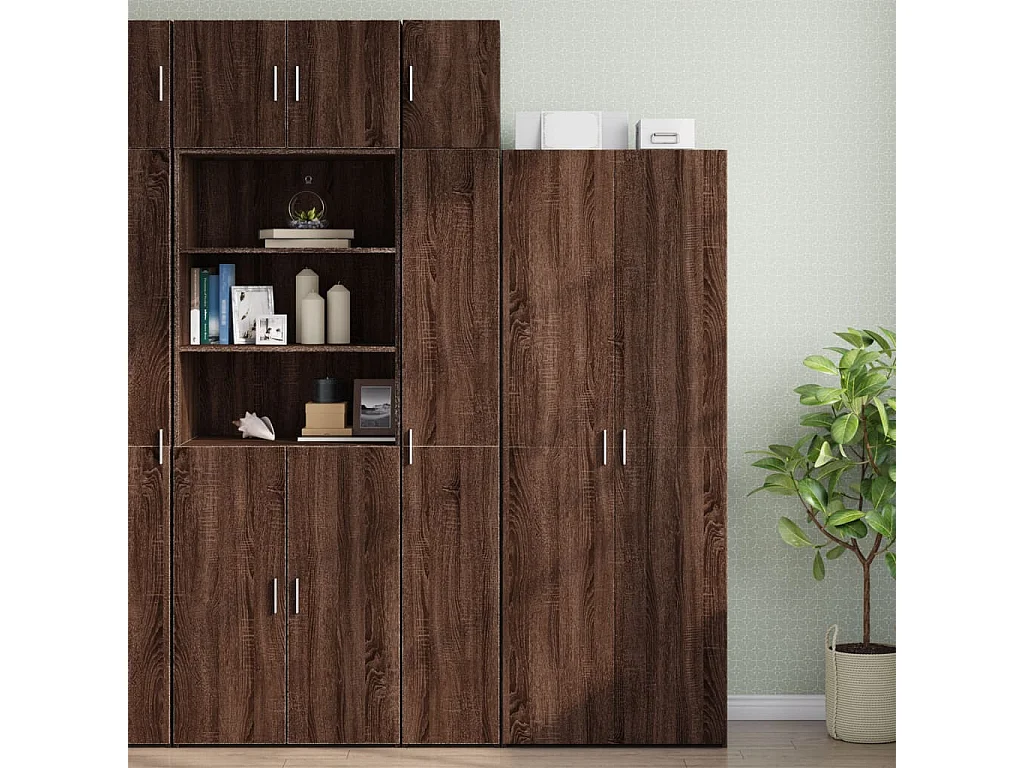 Armoire murale chêne marron 30x42,5x40 cm bois d'ingénierie