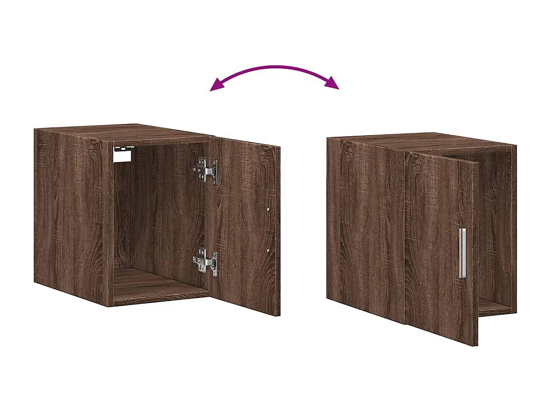 Armoire murale chêne marron 30x42,5x40 cm bois d'ingénierie