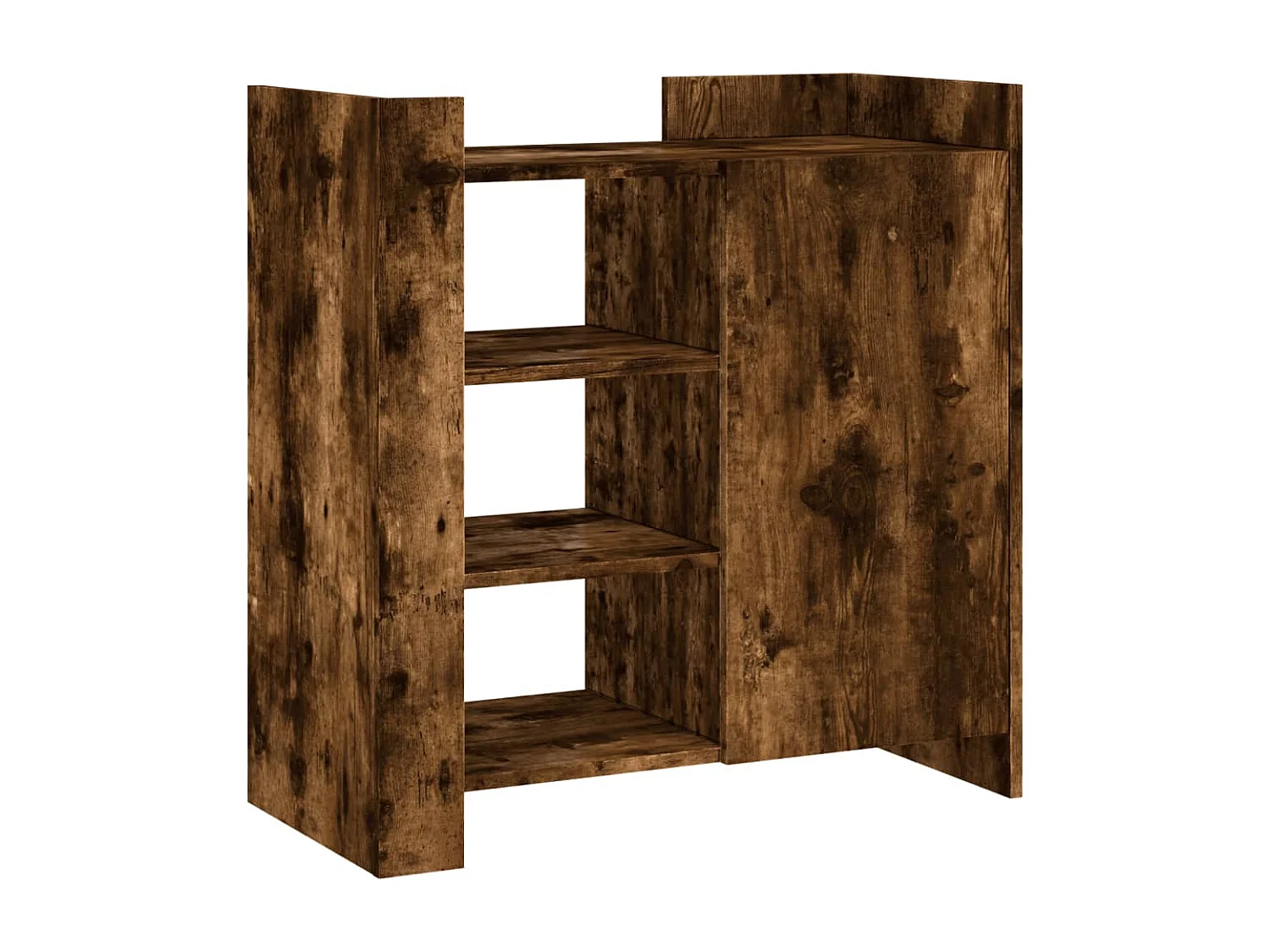 Credenza Rovere Fumo 73,5x35x75 cm in Legno Multistrato