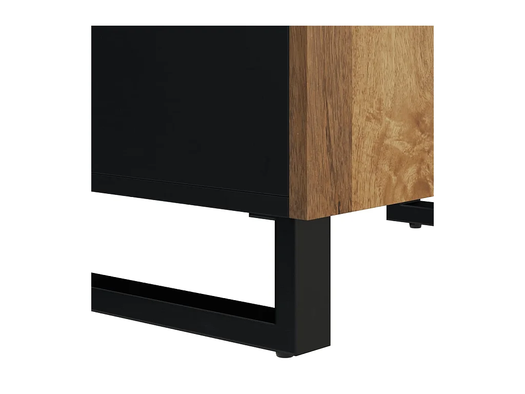 Sideboard mit 2 Türen 60x33x75 cm Massivholz Mango