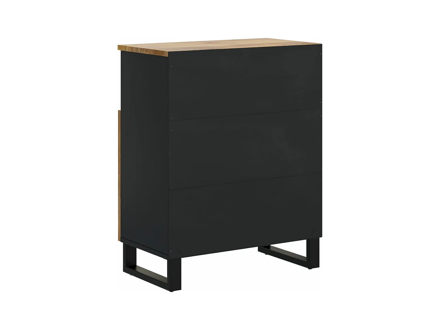 Sideboard mit 2 Türen 60x33x75 cm Massivholz Mango
