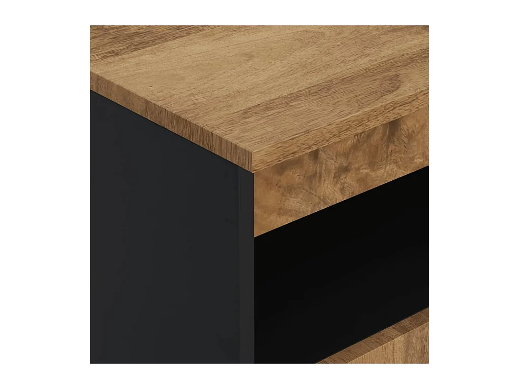 Sideboard mit 2 Türen 60x33x75 cm Massivholz Mango