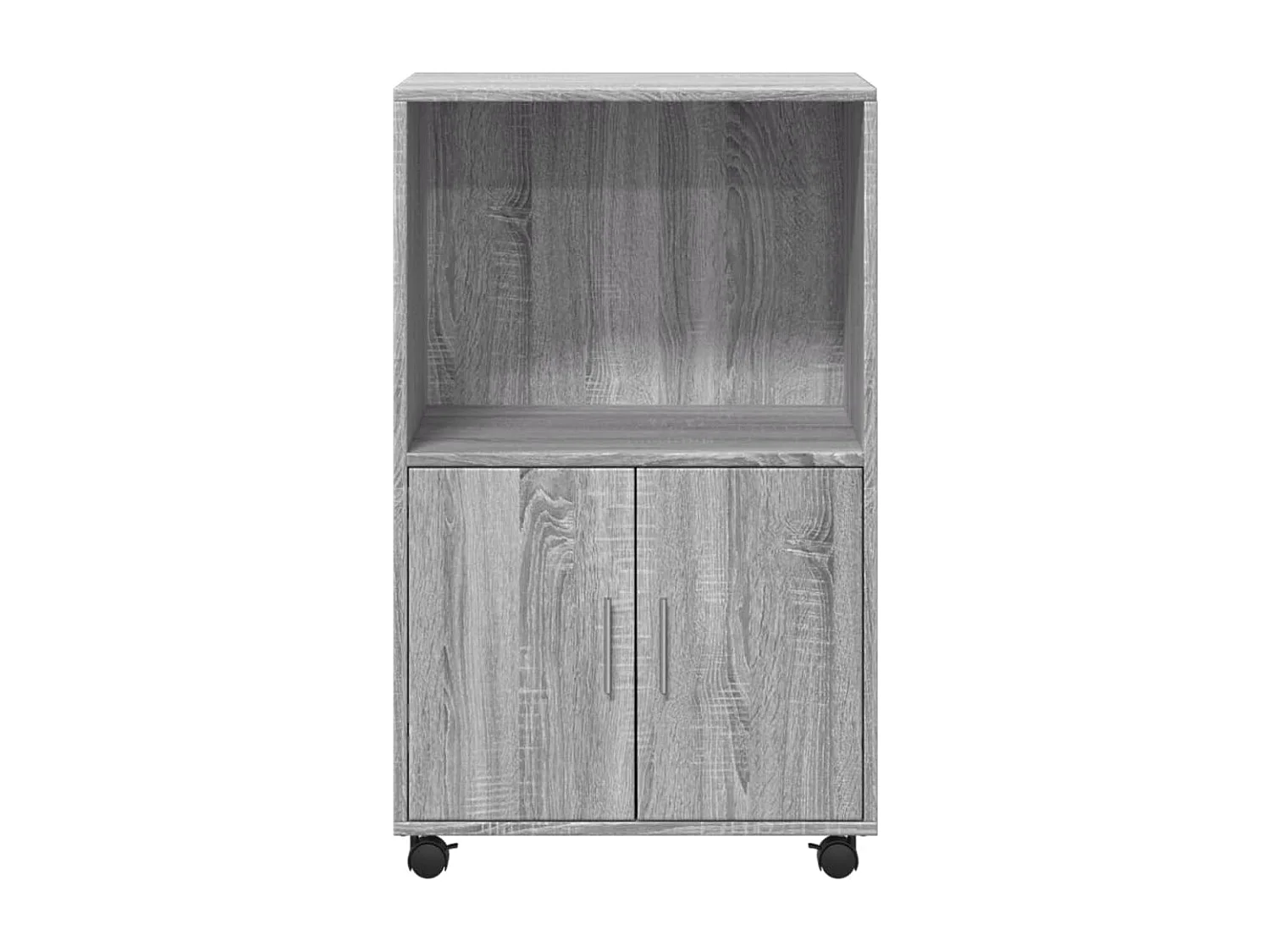 Rollschrank Grau Sonoma 55x40x91 cm Holzwerkstoff