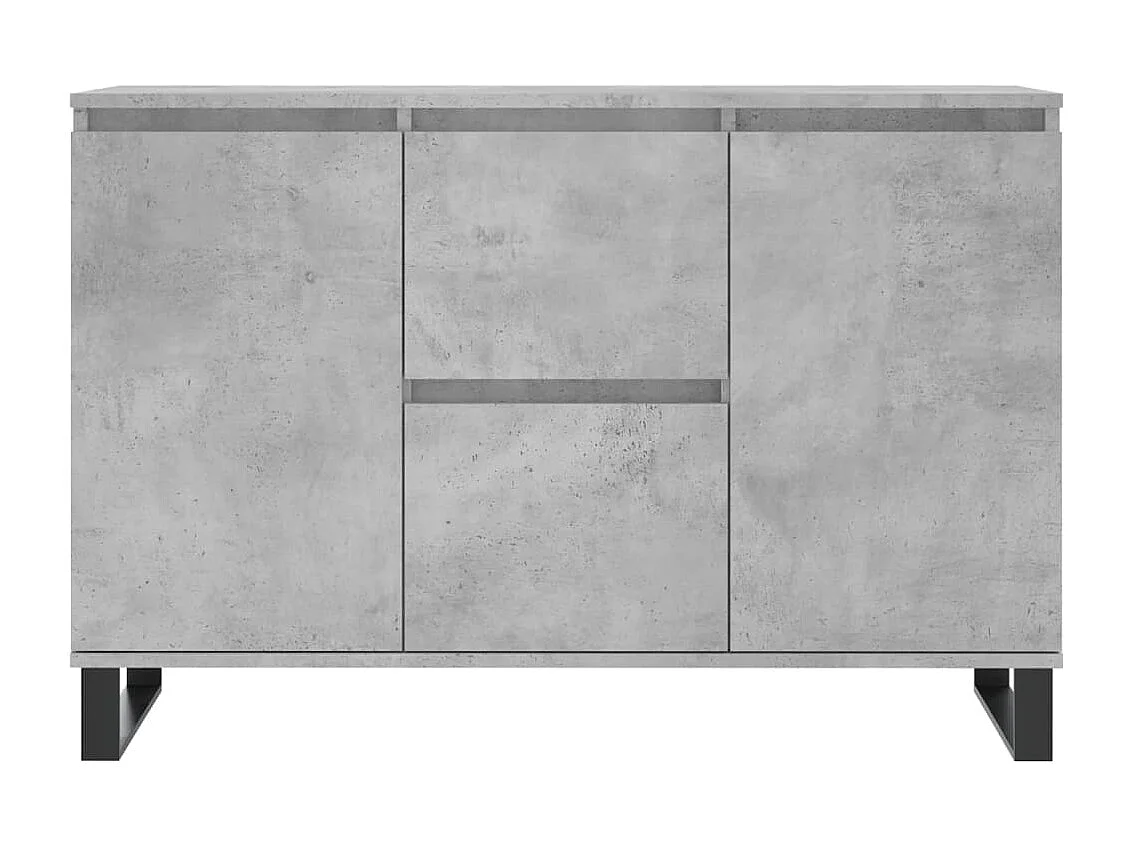 Sideboard Betongrau 104x35x70 cm Holzwerkstoff