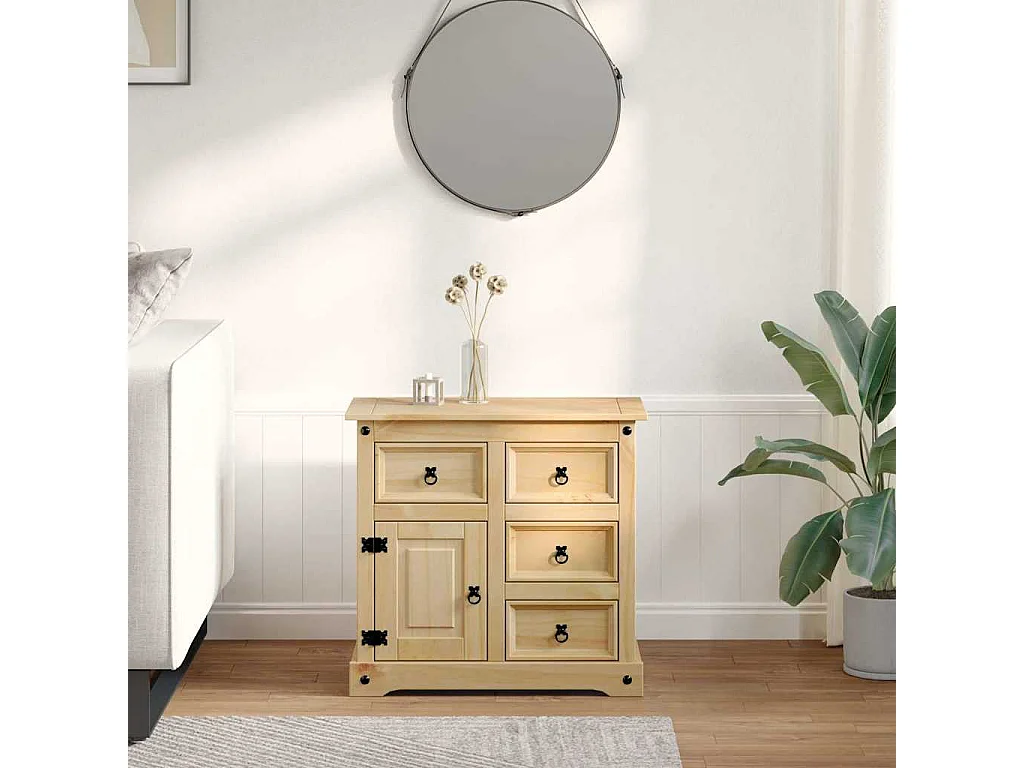 Buffet Corona 87x40x76 cm bois massif de pin