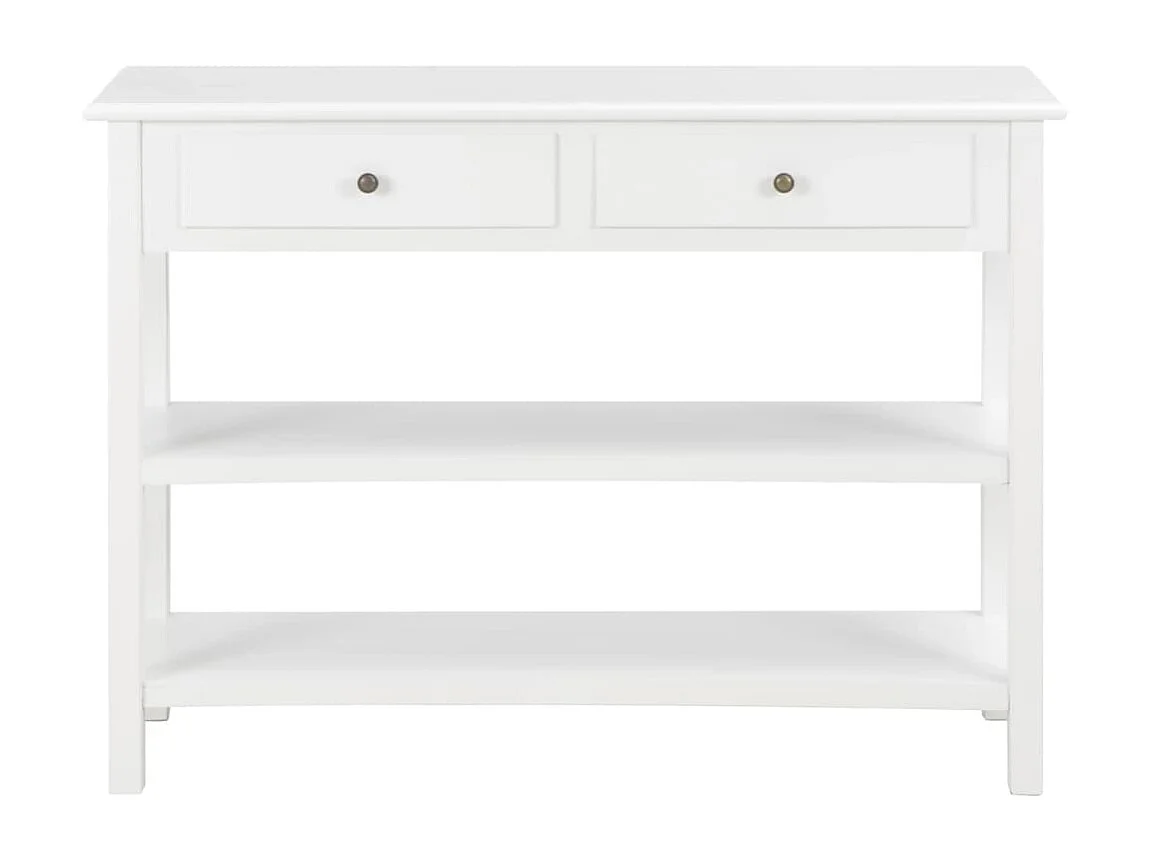 Buffet Blanc 110x35x80 cm MDF