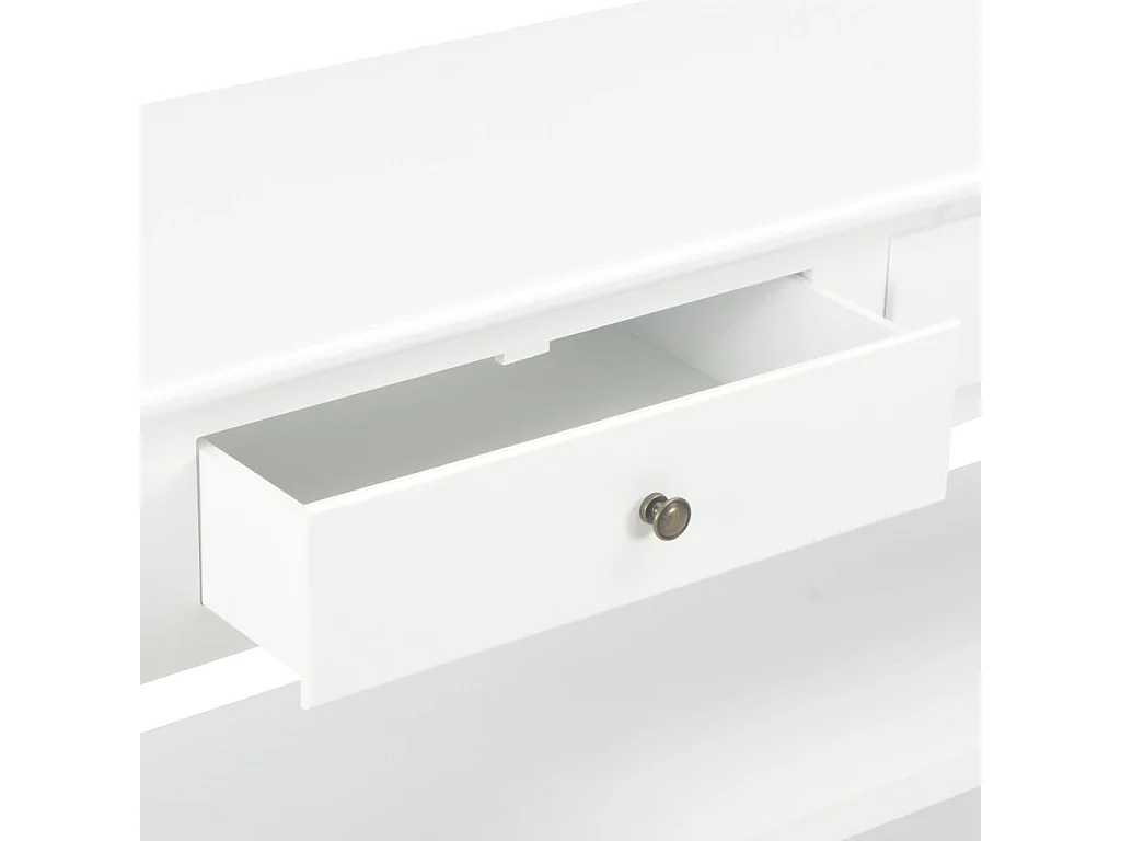 Buffet Blanc 110x35x80 cm MDF