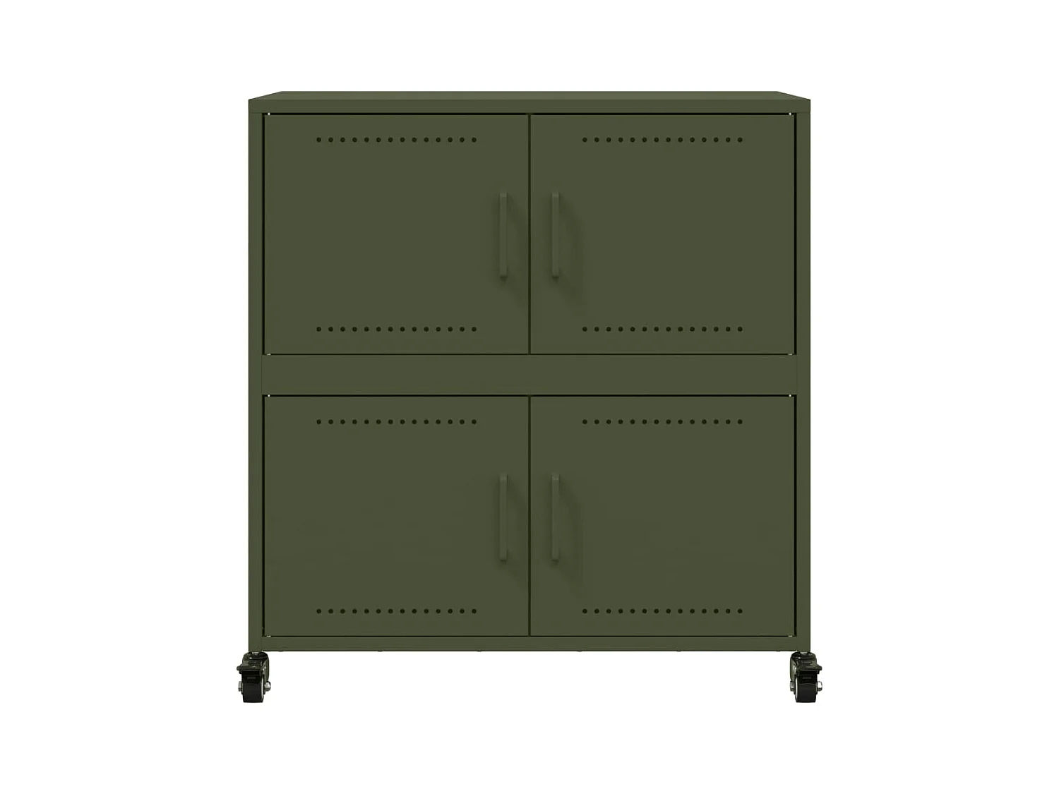 Sideboard Olivgrün 68x39x72 cm Stahl