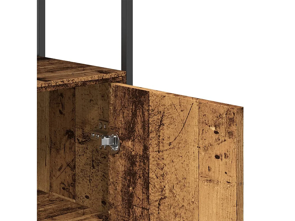 Credenza Legno Antico 70x30x80 cm in Legno Multistrato