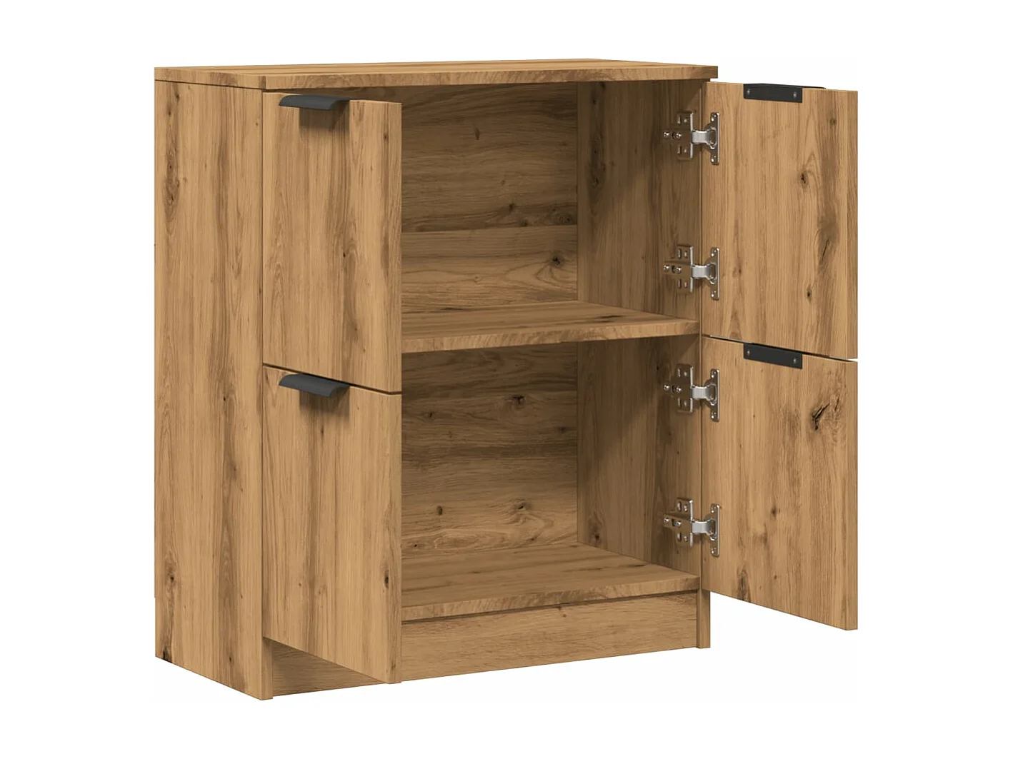 Credenza Rovere Artigianale 60x30x70 cm in Legno Multistrato