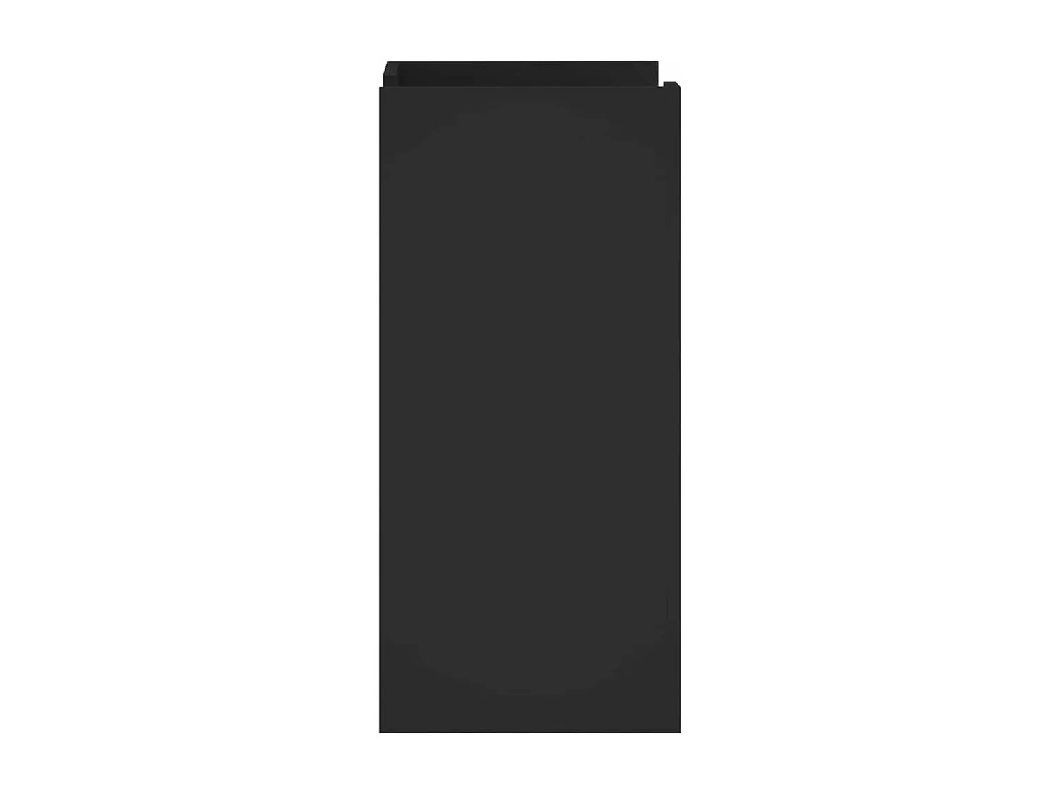 Credenza Nera 45x35x75 cm in Legno Multistrato