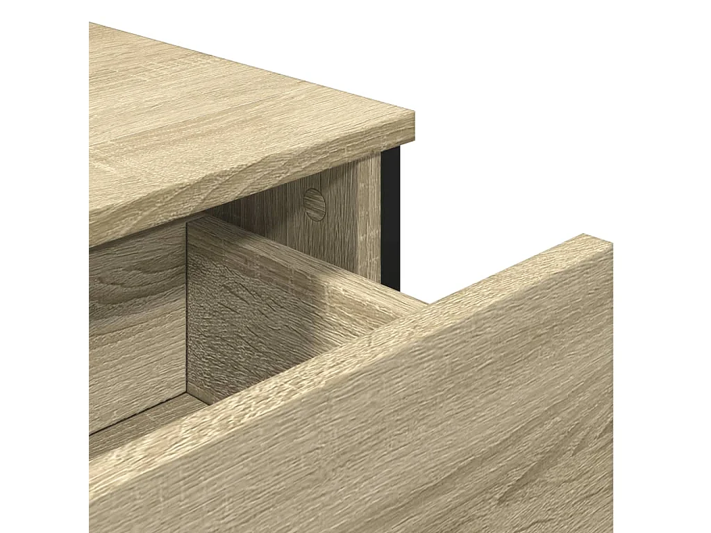 Credenza Rovere Sonoma 97x32,5x74,5 cm in Legno Multistrato