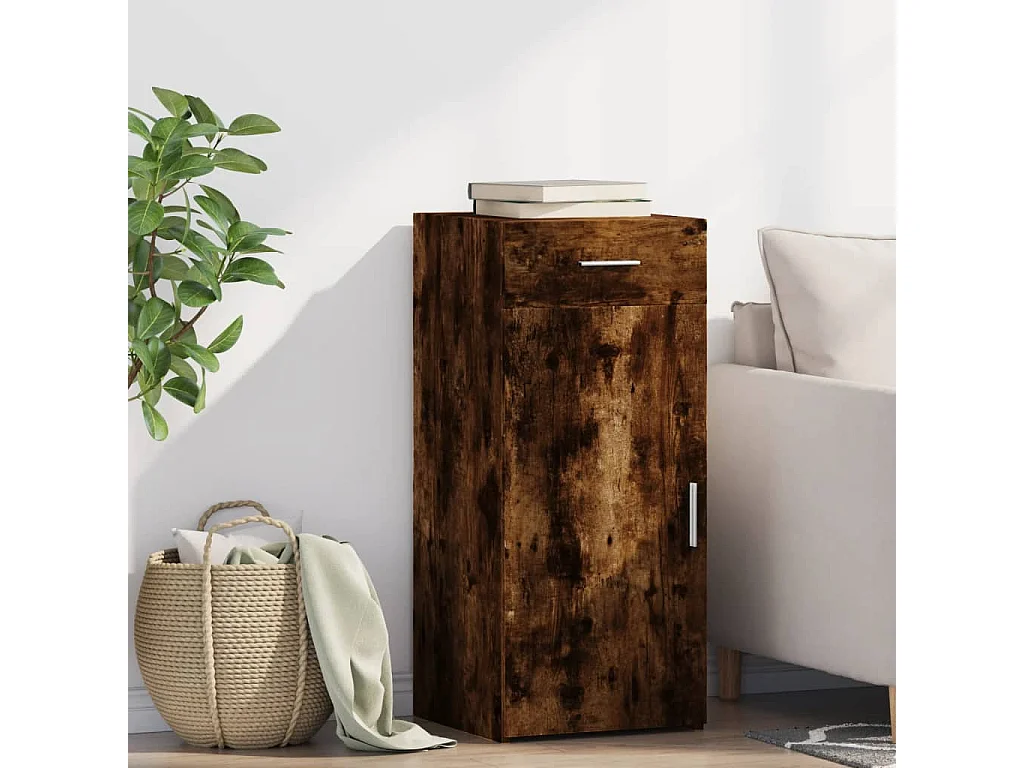 Sideboard Räuchereiche 40x42,5x93 cm Holzwerkstoff