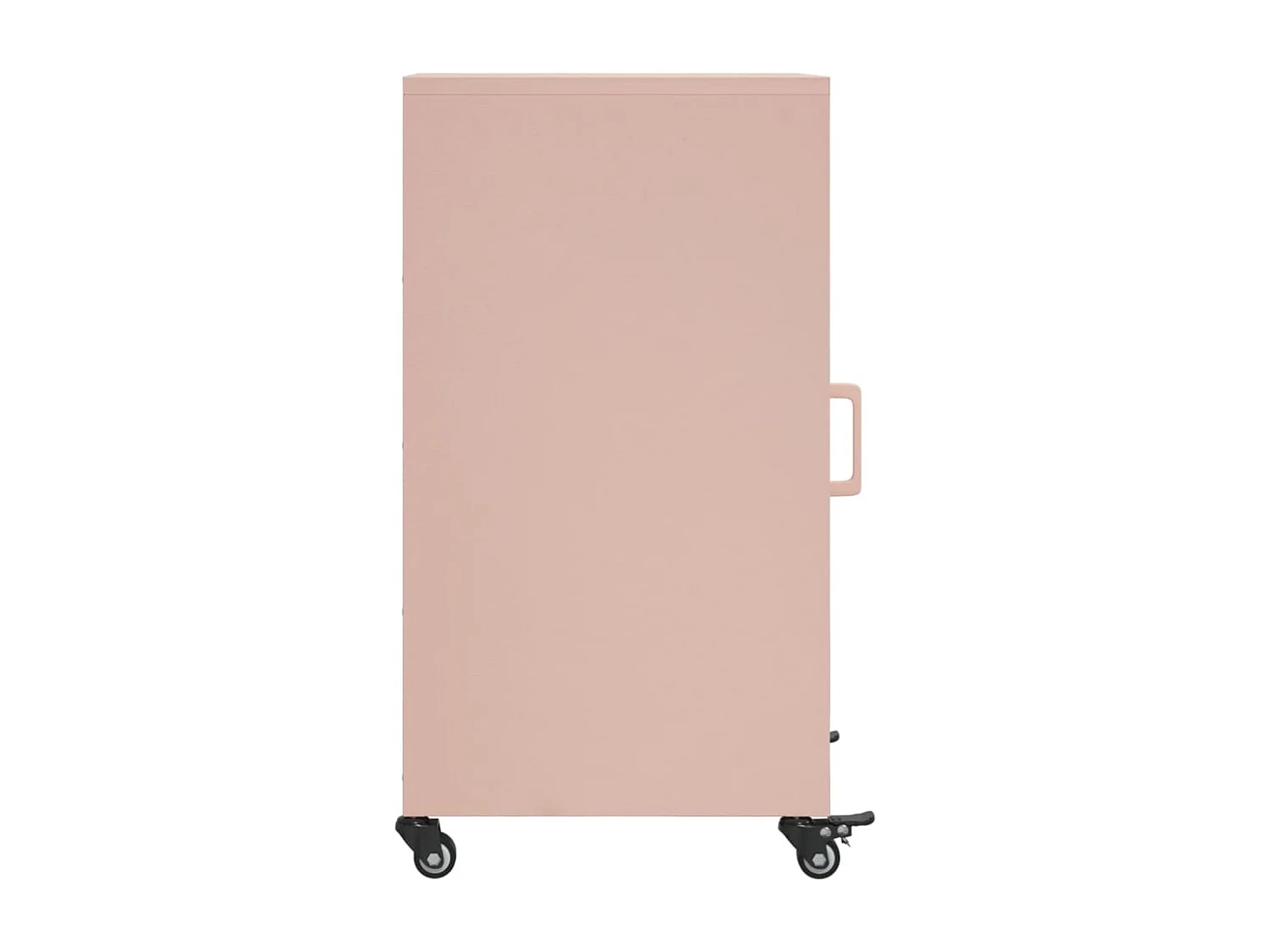 Aparador de acero rosa 36x39x72 cm