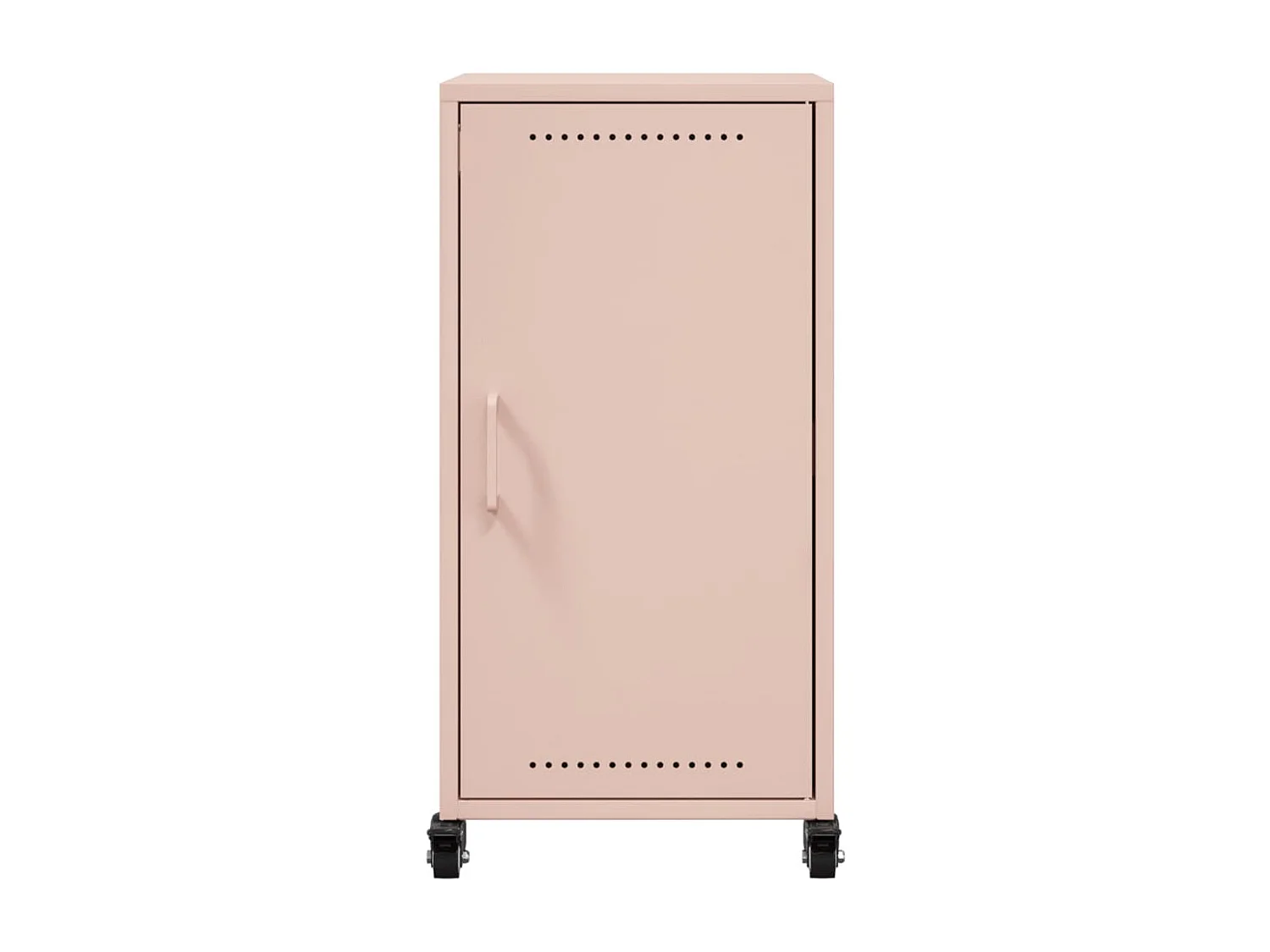 Aparador de acero rosa 36x39x72 cm