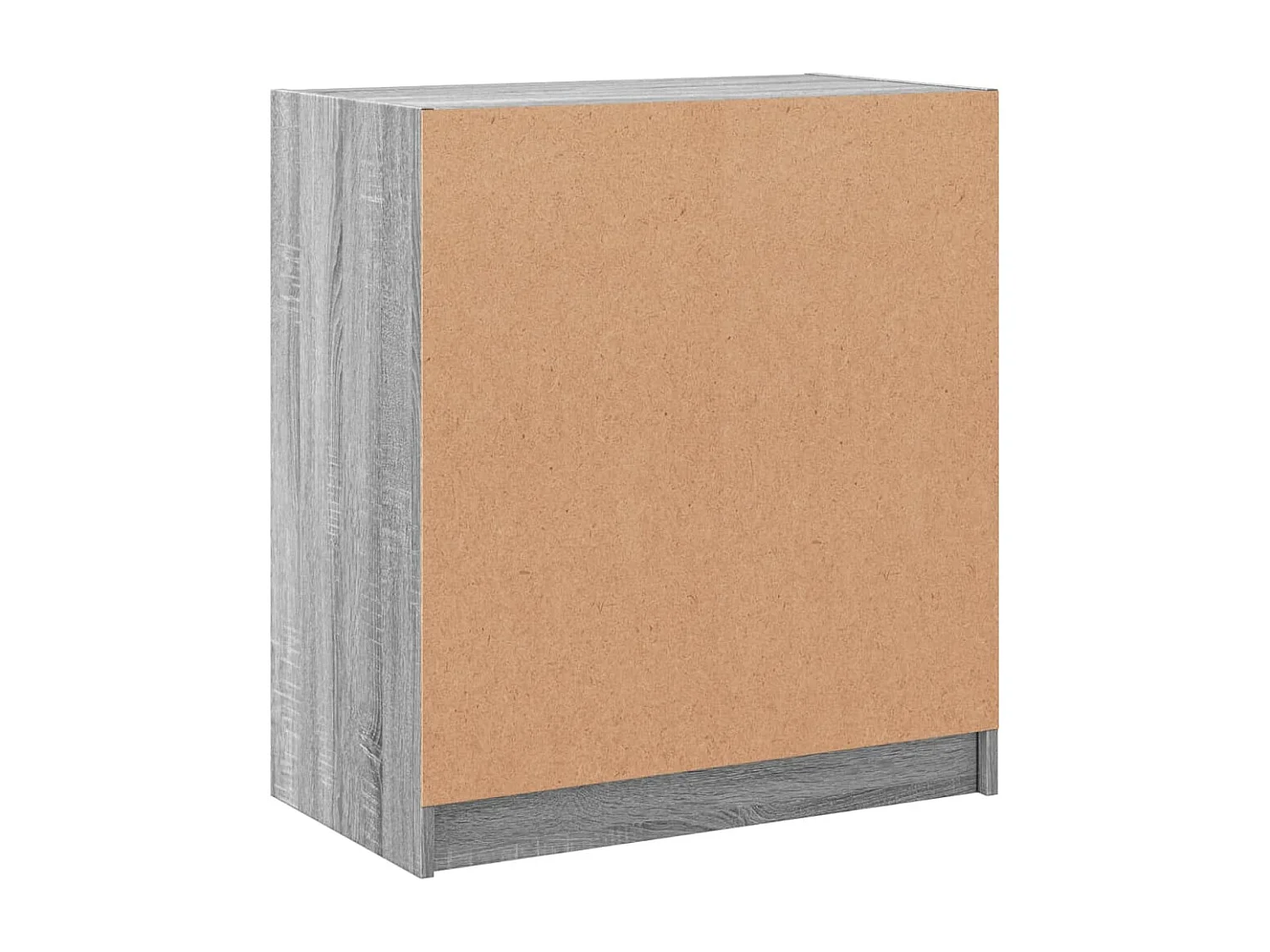 Armoire latérale avec portes en verre sonoma gris 68x37x75,5 cm