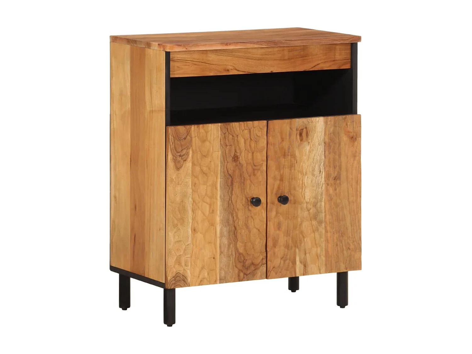 Beistelltisch 60x33x75 cm Massivholz Akazie