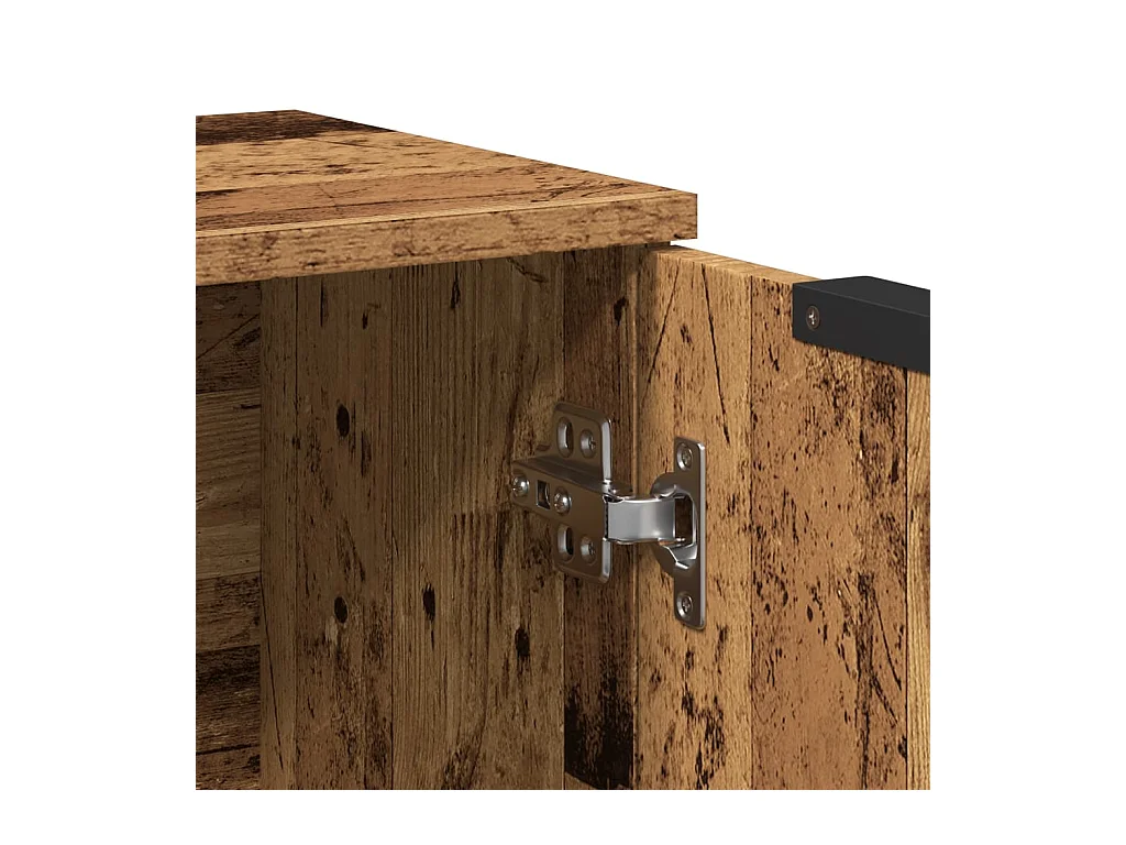 Buffet vieux bois 60x30x70 cm bois d'ingénierie