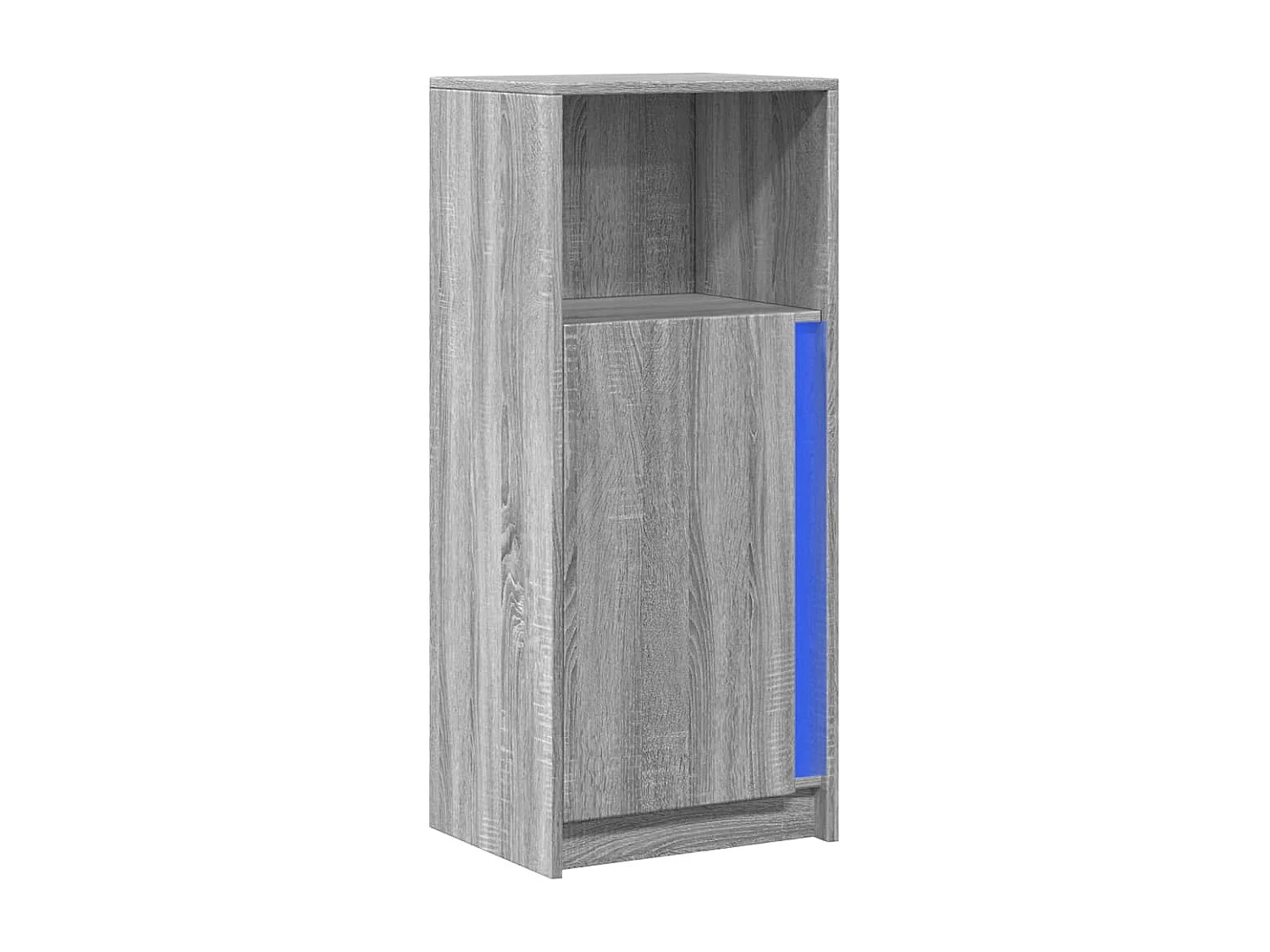 Credenza con LED Grigio Sonoma 42,5x34x100 cm Legno Multistrato