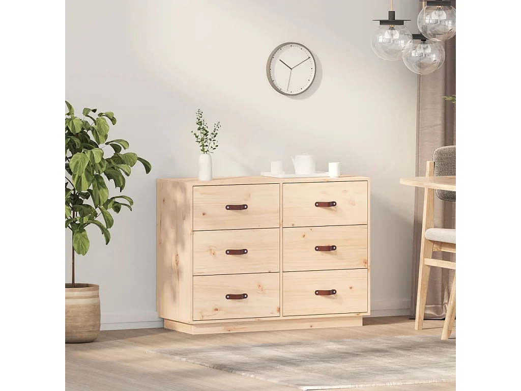 Buffet 100x40x75 cm Bois massif de pin