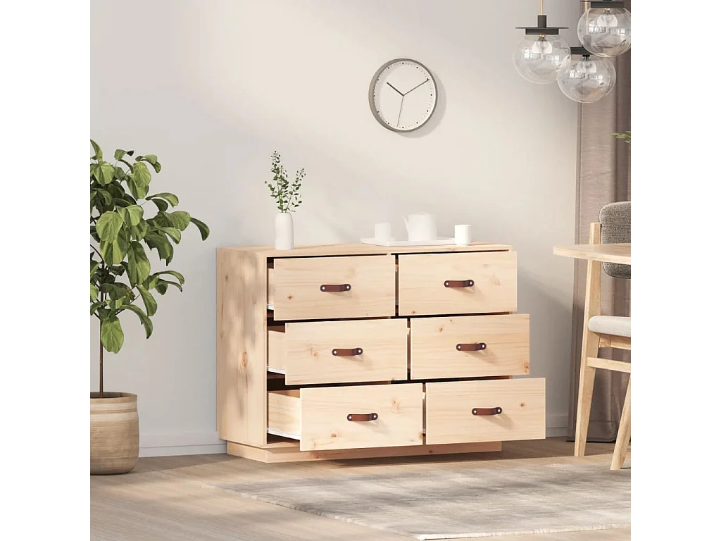 Buffet 100x40x75 cm Bois massif de pin