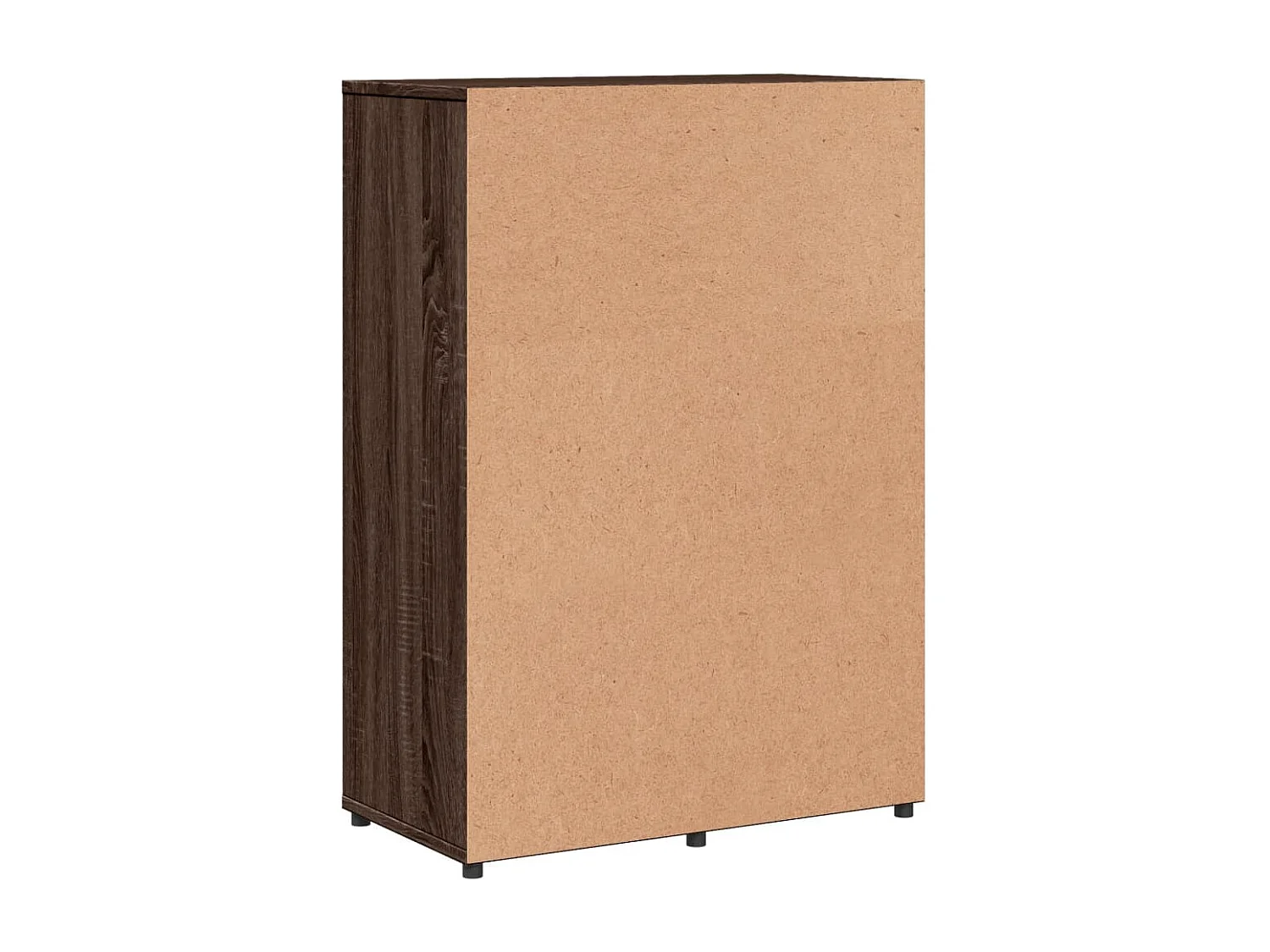 Credenza Rovere Marrone 60x31x84 cm in Legno Multistrato