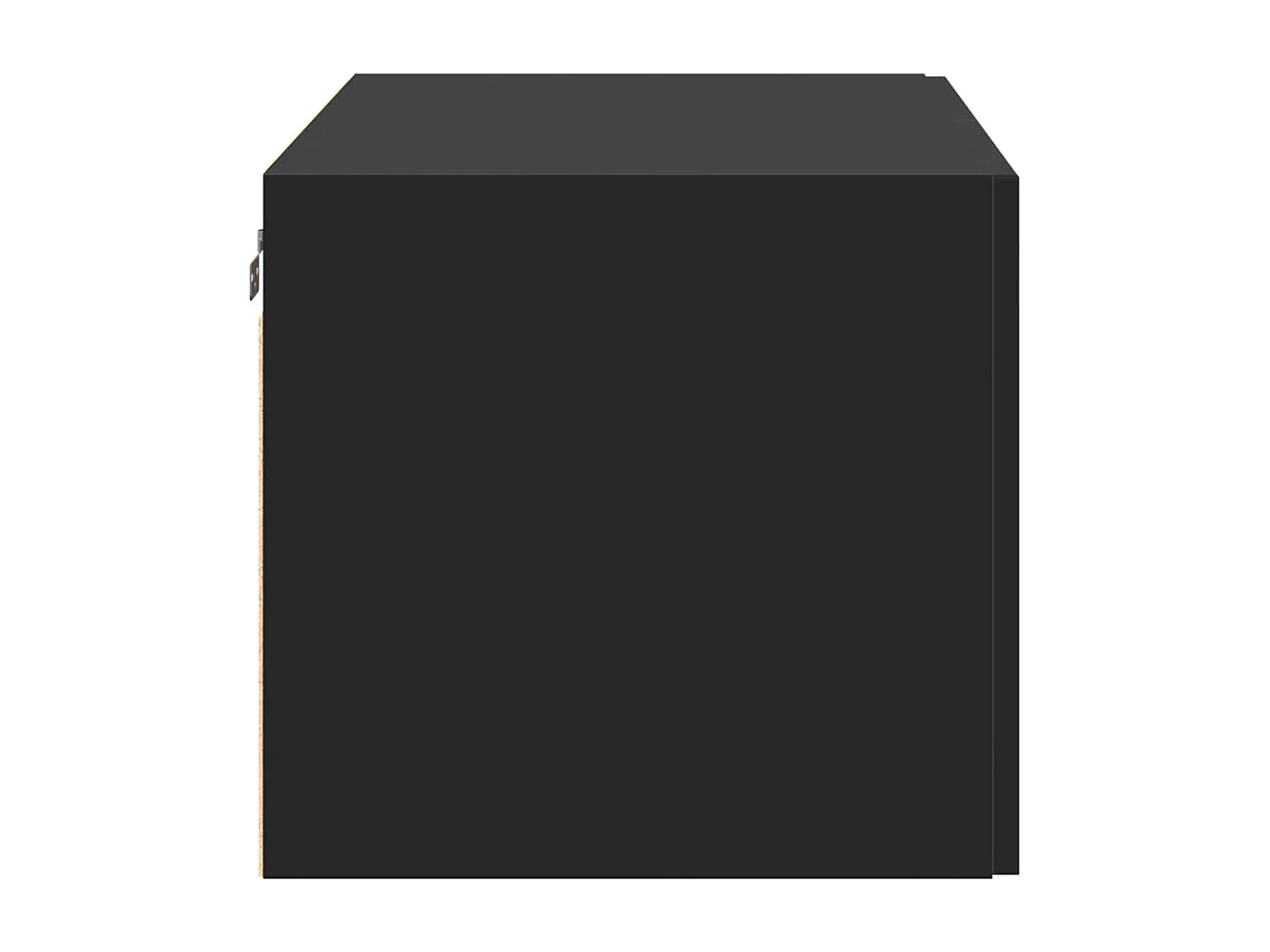 Armário de parede 80x42,5x40 cm derivados de madeira preto