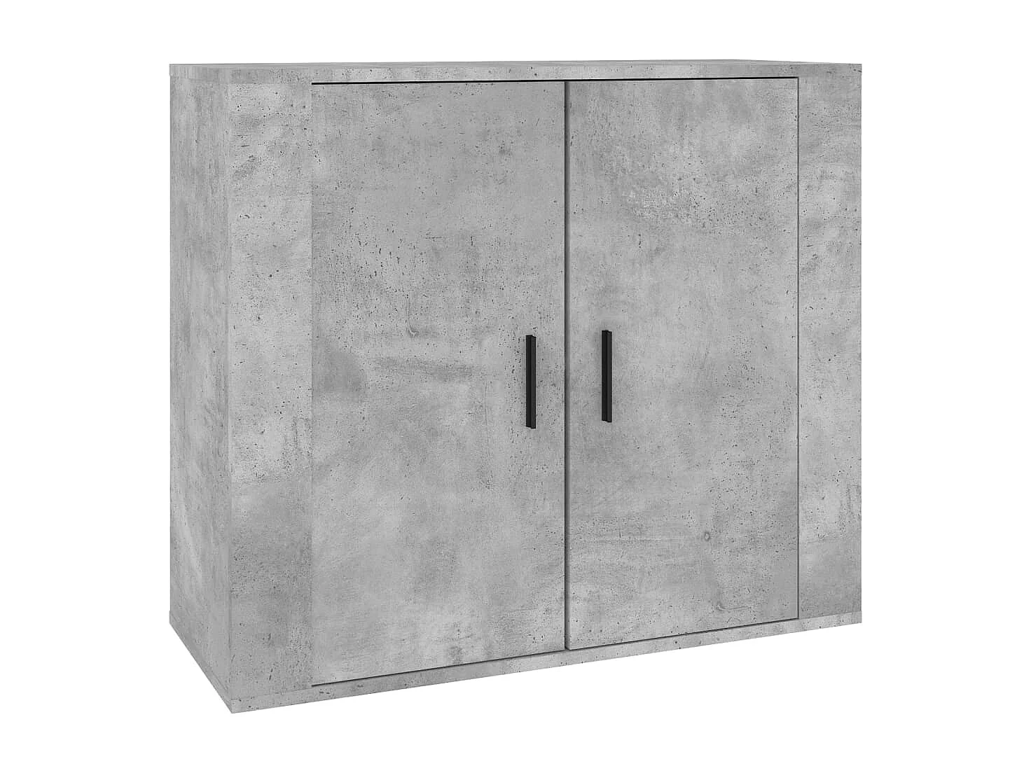 Aparadores 3 piezas madera contrachapada gris cemento