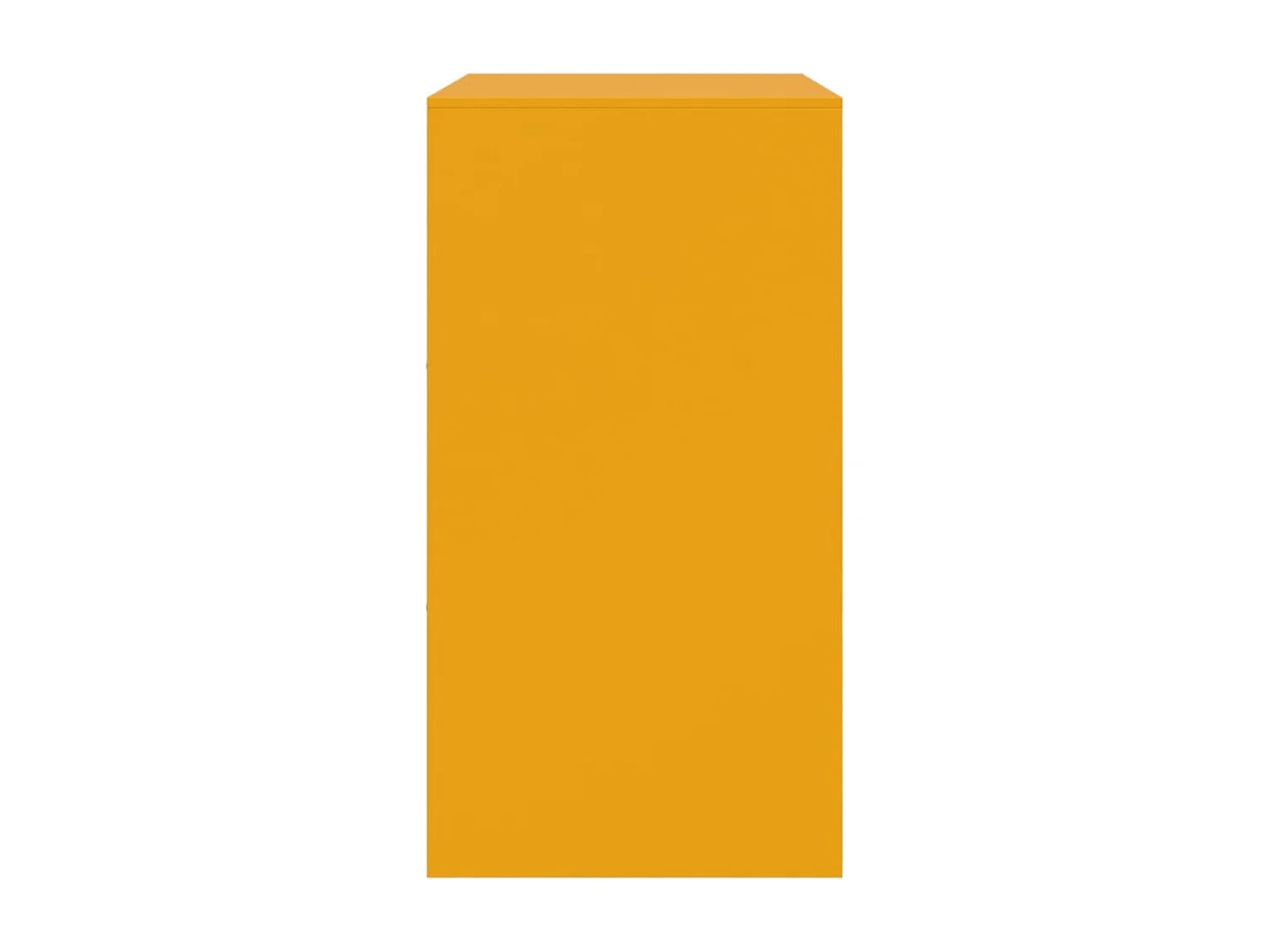 Credenza Giallo Senape 67x39x73 cm in Acciaio