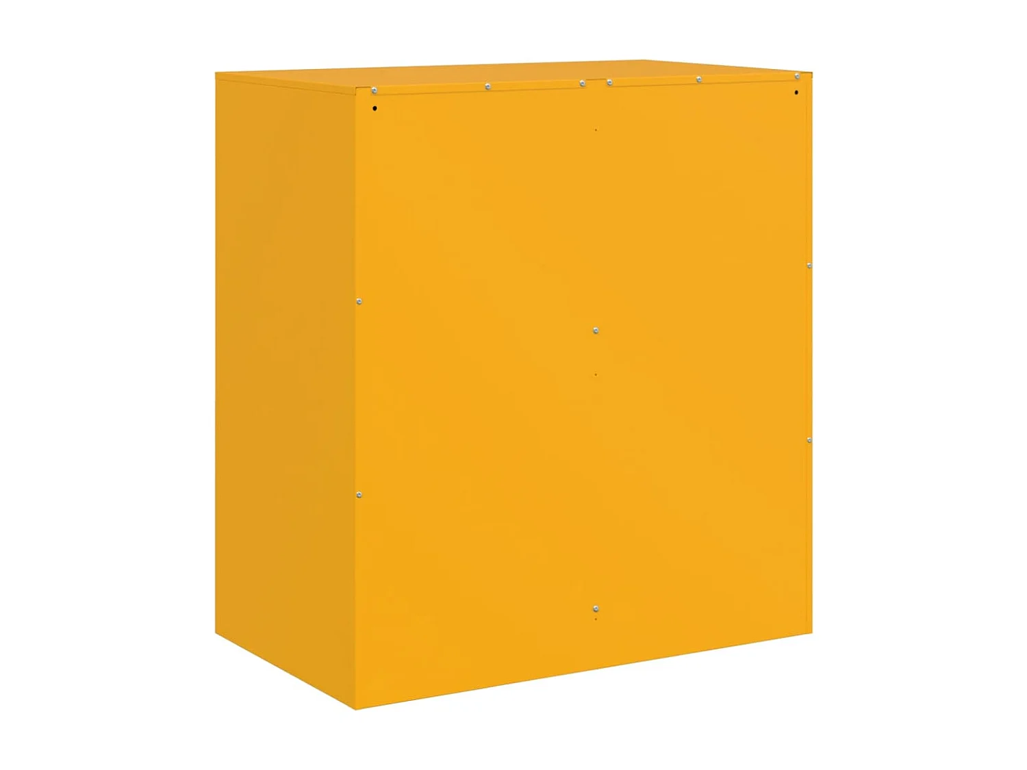 Credenza Giallo Senape 67x39x73 cm in Acciaio