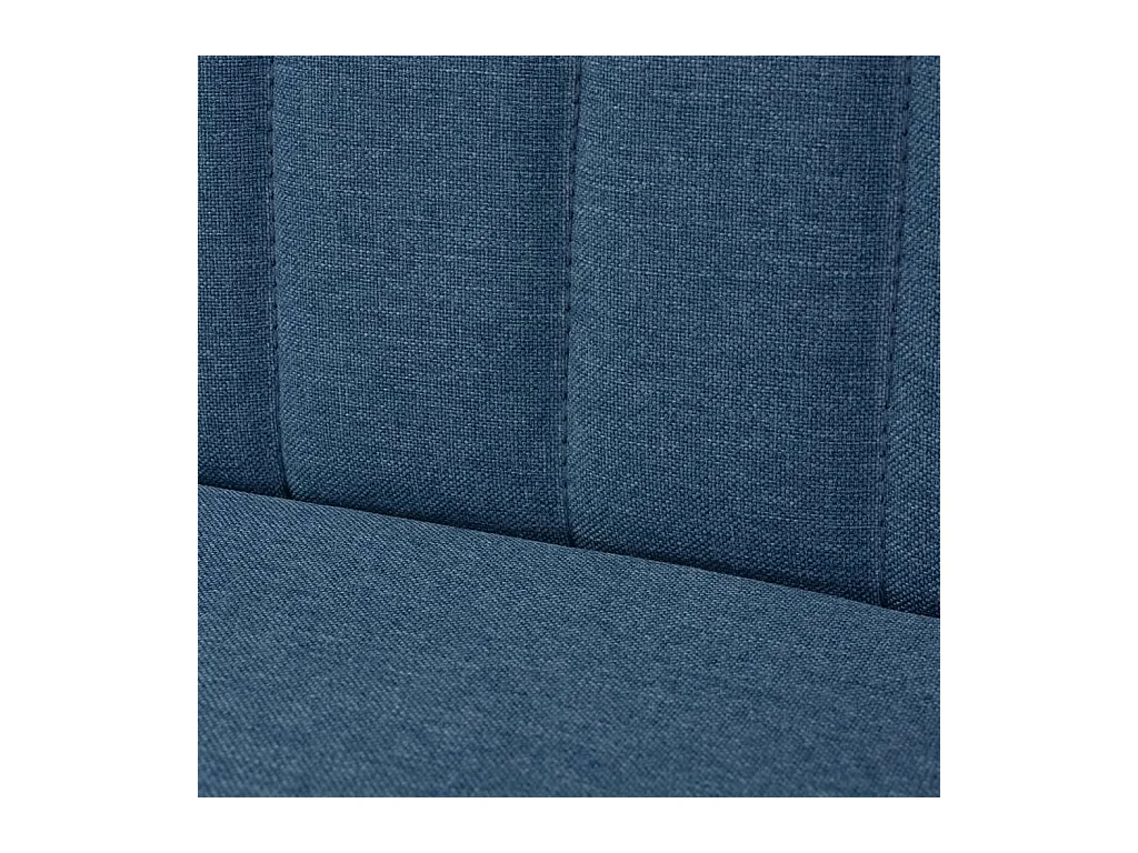 Canapé 117x55,5x77 cm Tissu Bleu