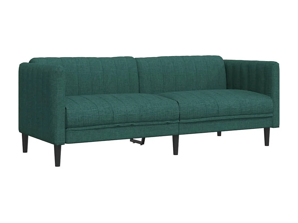 2-delige Loungeset stof donkergroen