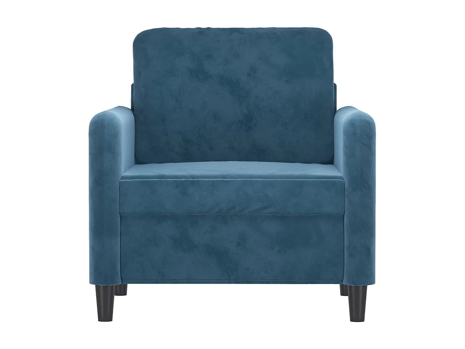 Poltrona Blu 60 cm Velluto