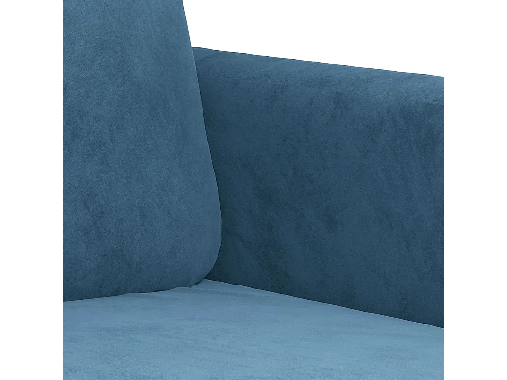 Poltrona 60 cm veludo azul