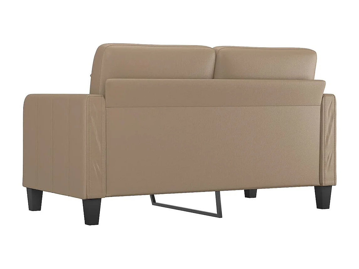 Canapé à 2 places Cappuccino 140 cm Similicuir