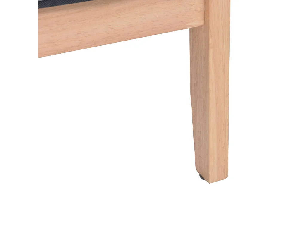 Canapé à 3 places Tissu Gris clair