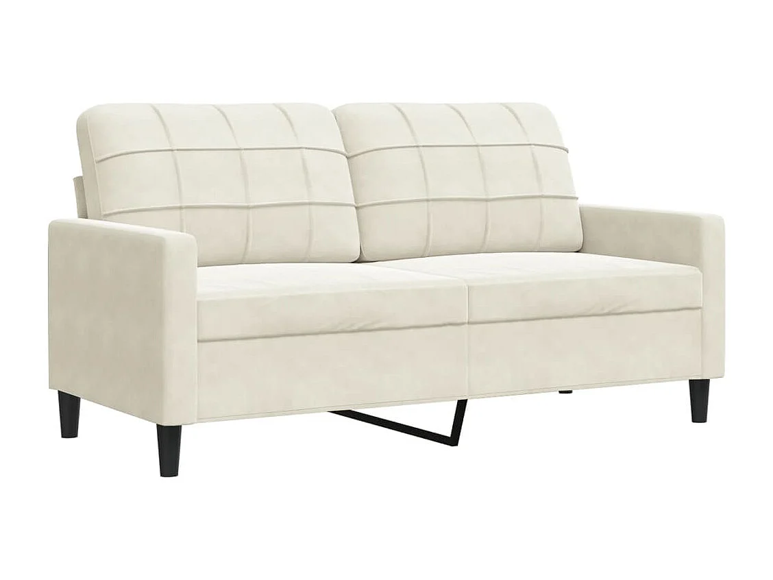 Ensemble de canapés 3 pcs avec coussins et traversins velours