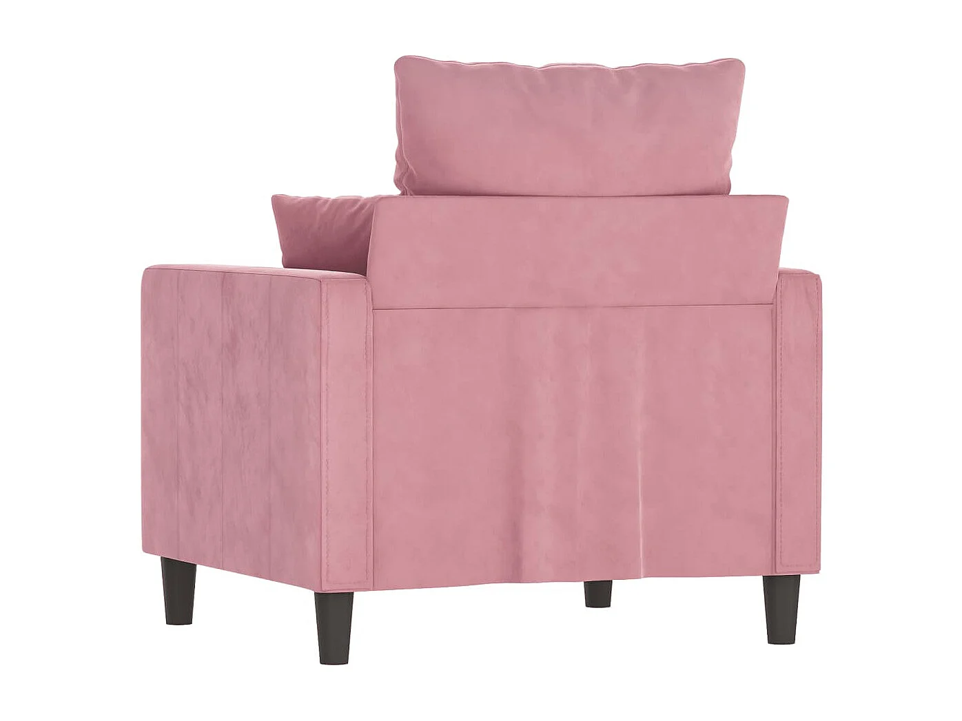 Fauteuil Rose 60 cm Velours