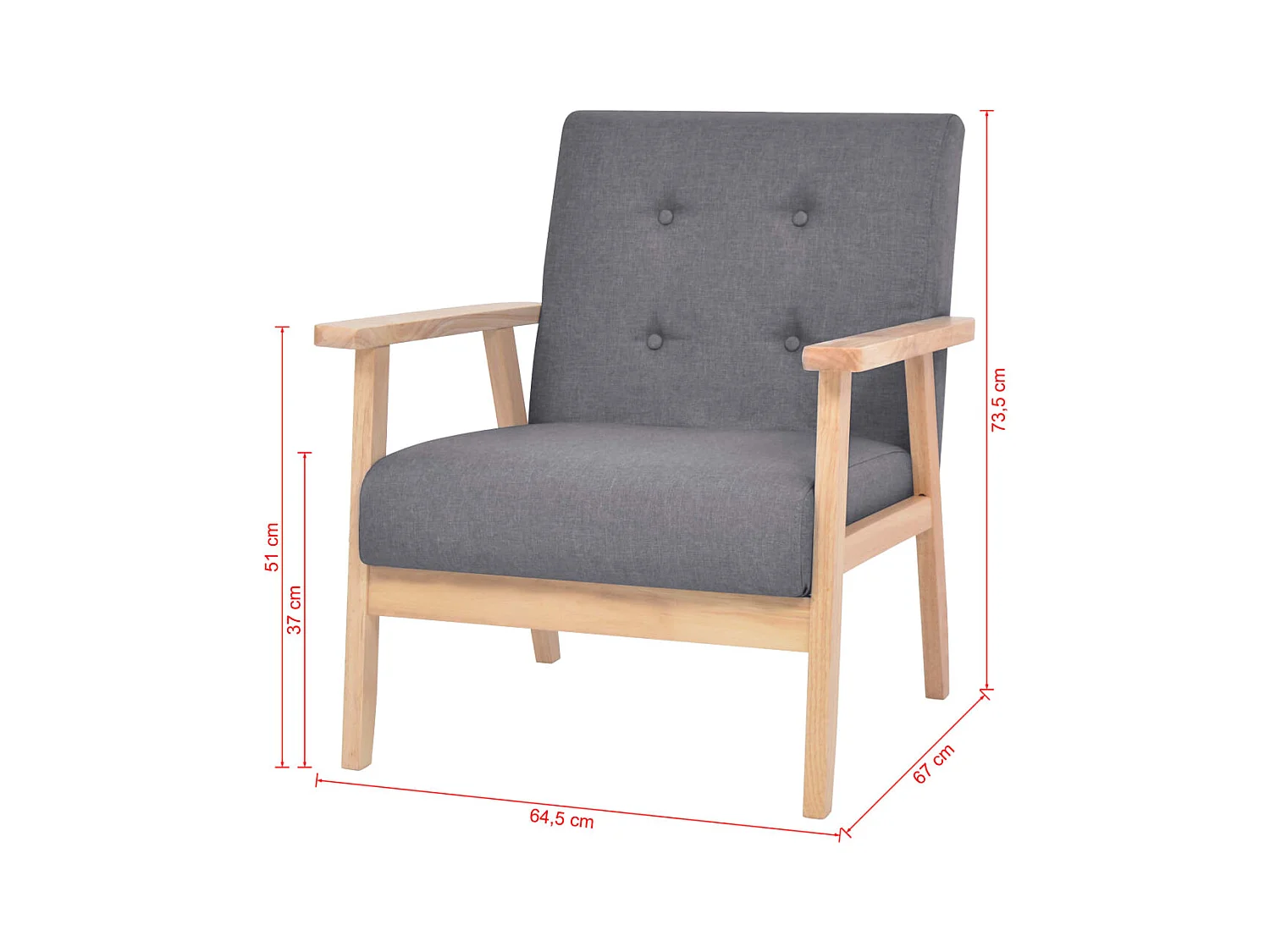 Ensemble de canapés 2 pcs Tissu Gris foncé