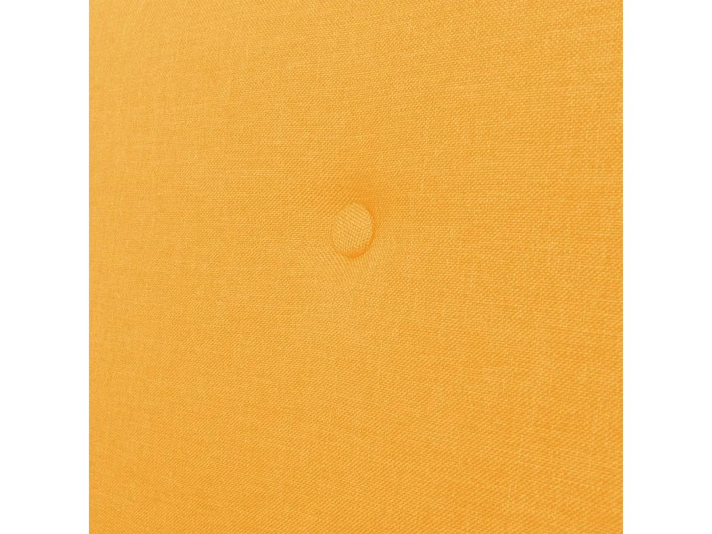 Juego de sofás de tela de 2 piezas color amarillo