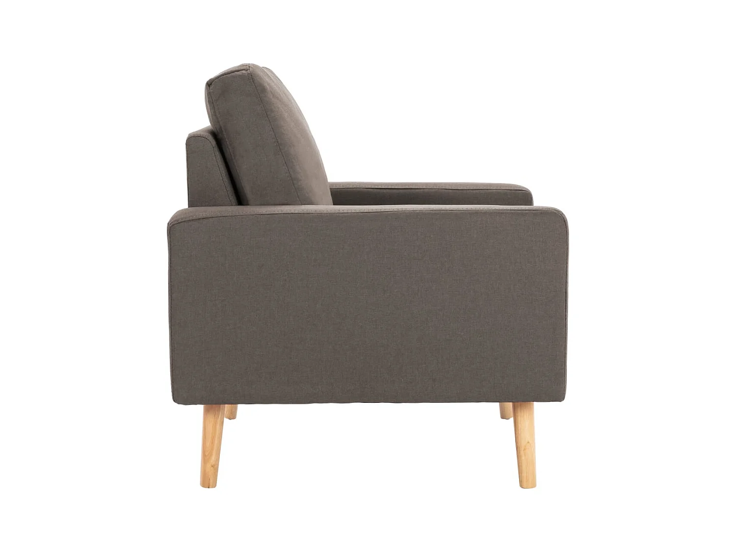 Ensemble de canapés 2 pcs Tissu Taupe