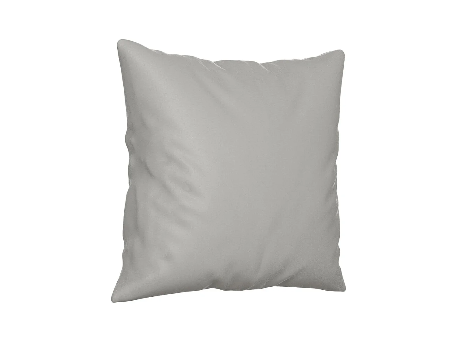 Ensemble de canapés 4 pcs coussins Gris clair Tissu microfibre