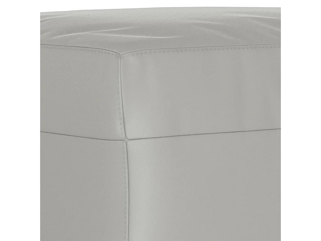 Ensemble de canapés 4 pcs coussins Gris clair Tissu microfibre