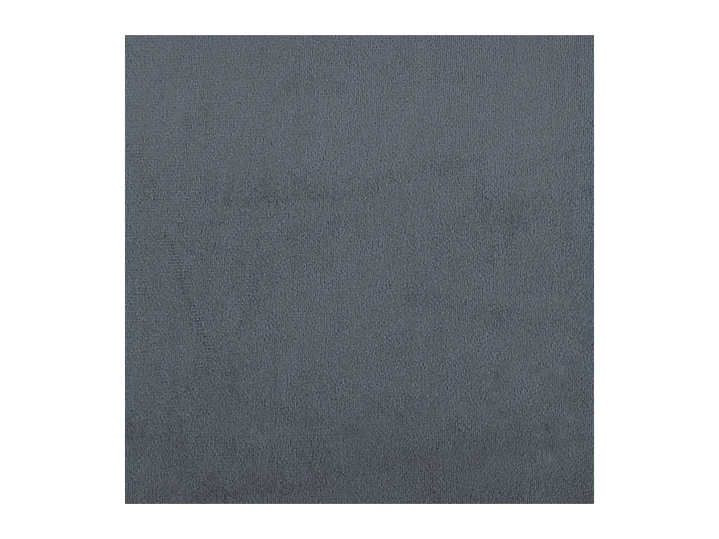 Divano a 2 Posti con Cuscini Grigio Scuro 120 cm in Velluto