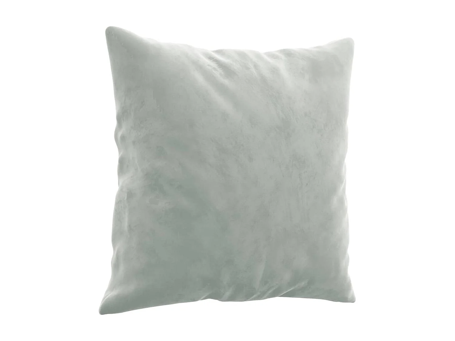 Ensemble de canapés 2 pcs avec coussins gris clair velours