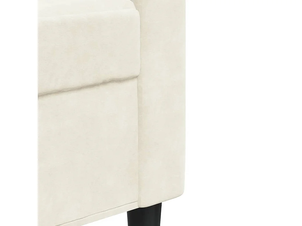 Ensemble de canapés 2 pcs avec coussins et traversins velours