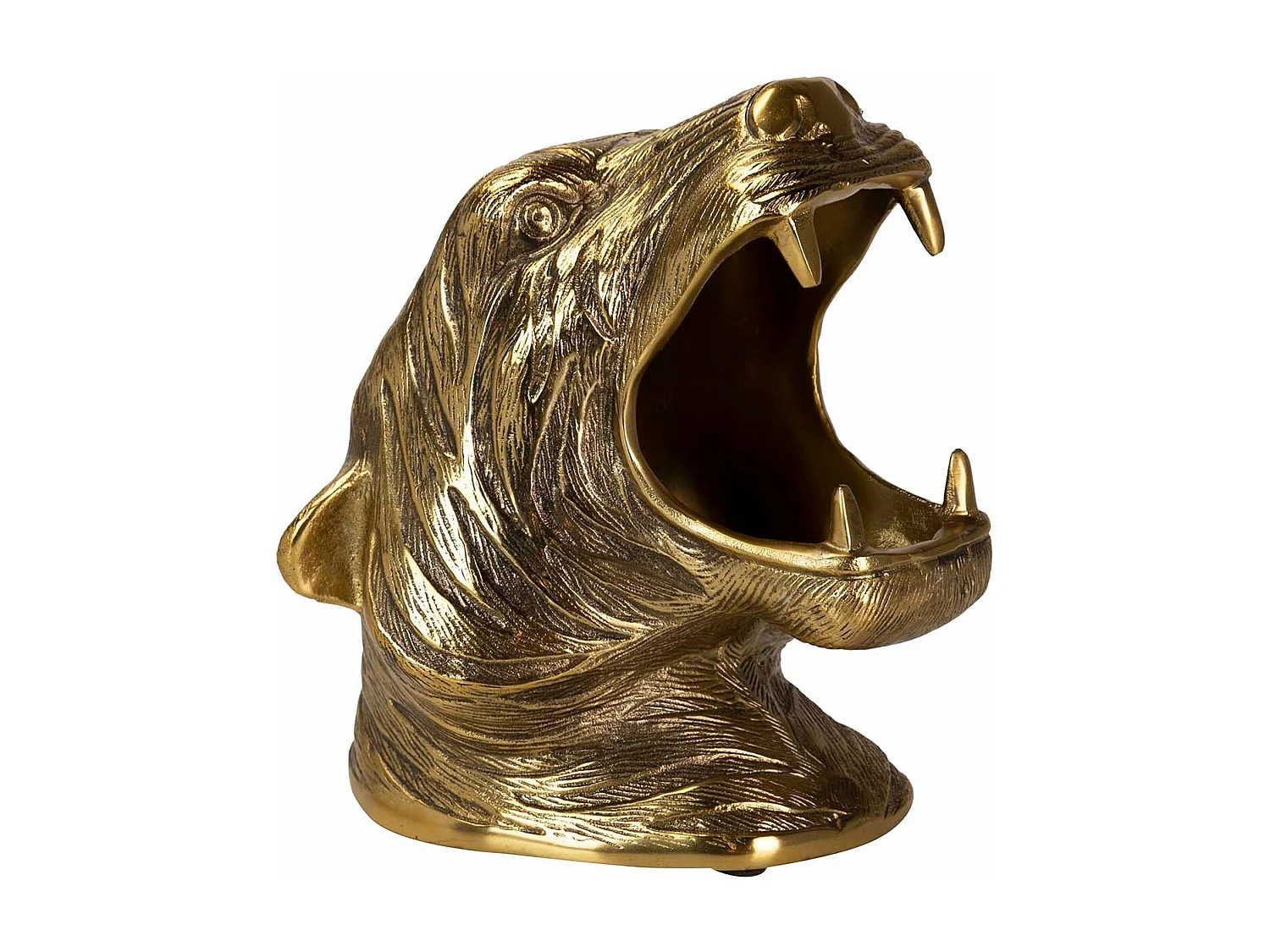 Champanera Tigre Aluminio Dorado 26x24x29 Cm