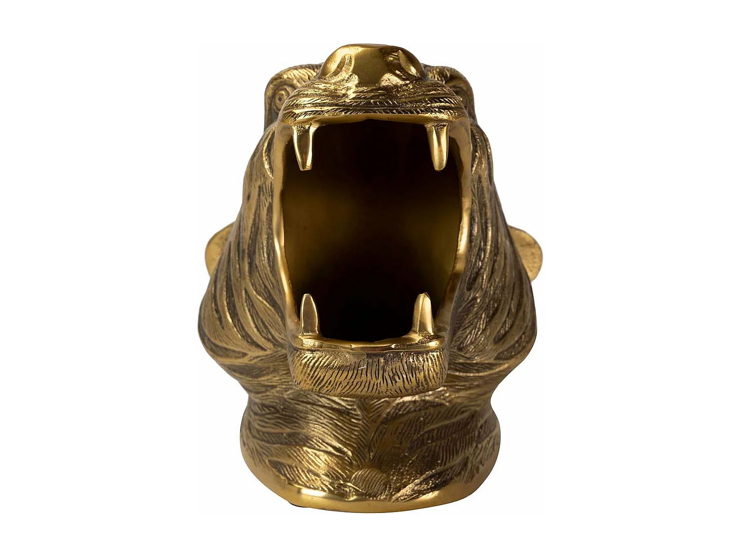 Champanera Tigre Aluminio Dorado 26x24x29 Cm