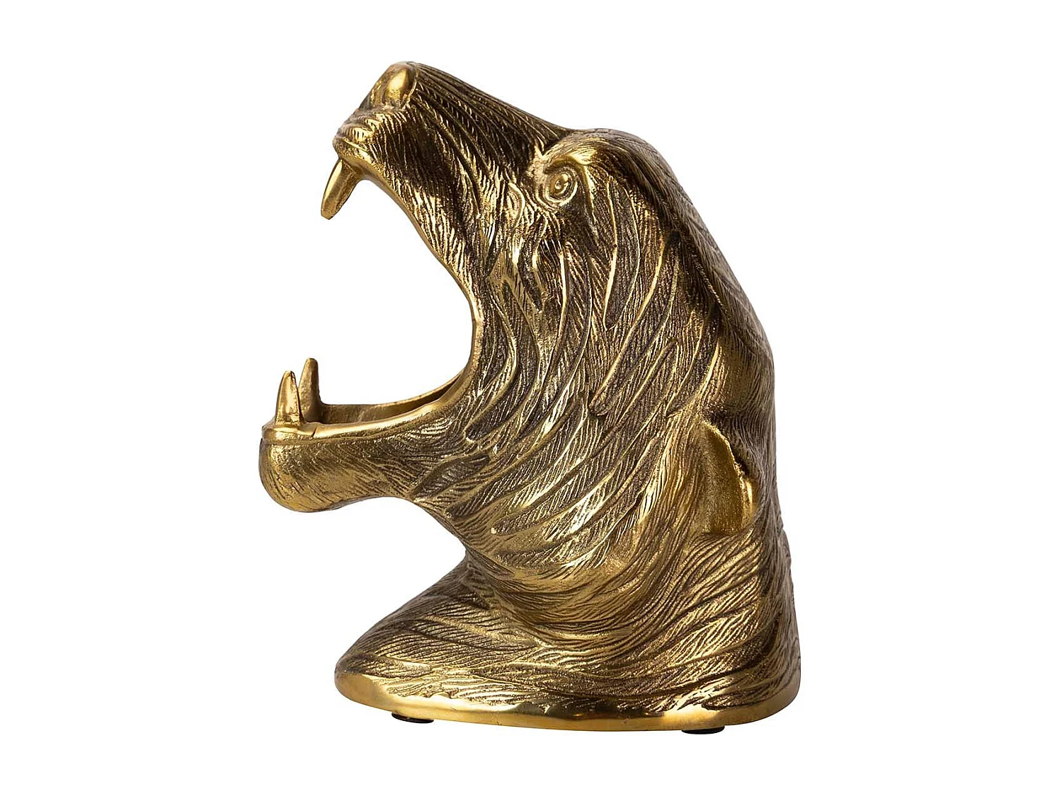 Champanera Tigre Aluminio Dorado 26x24x29 Cm