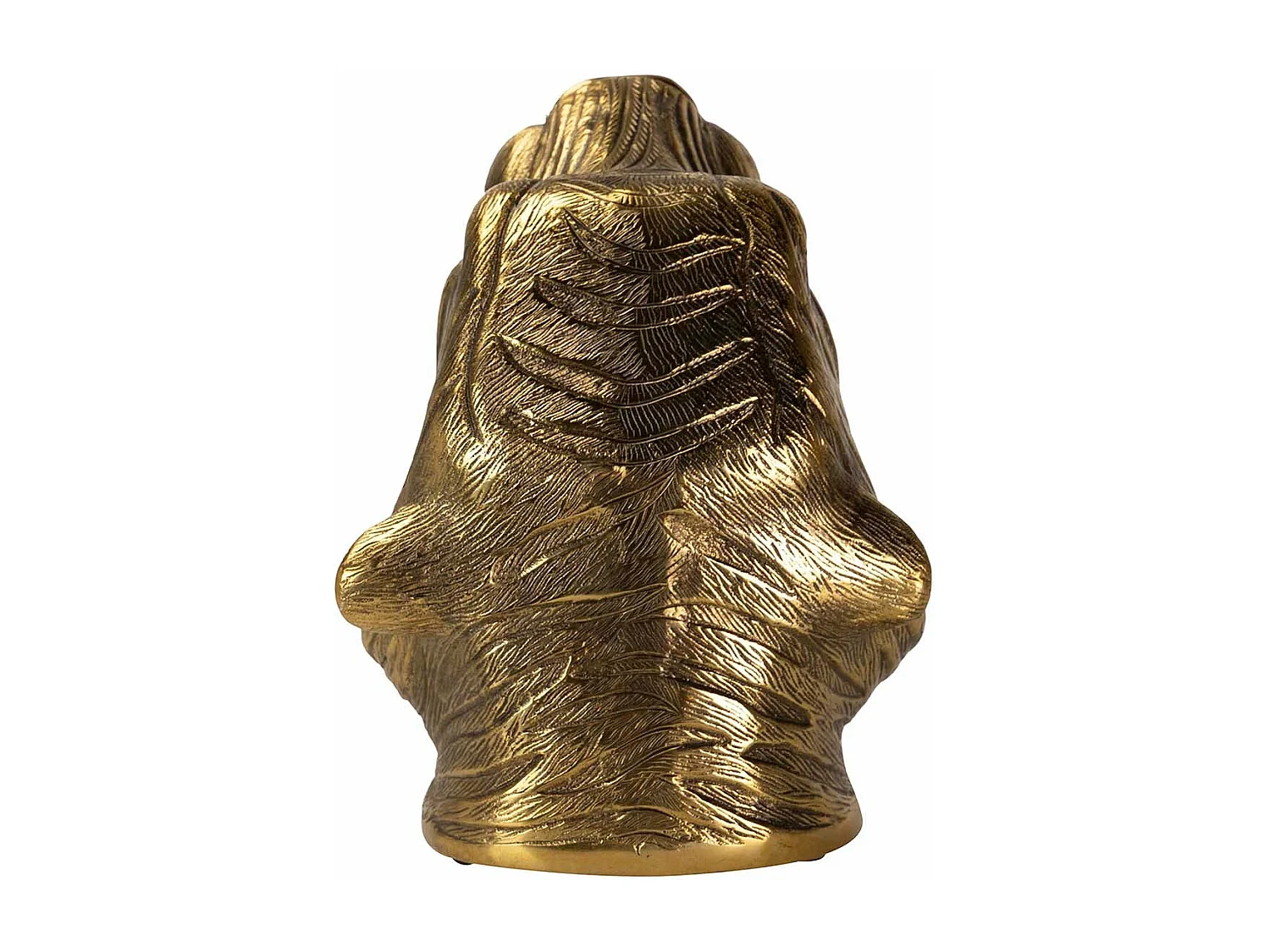 Champanera Tigre Aluminio Dorado 26x24x29 Cm